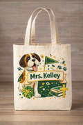 Custom Teacher Tote - Saint Bernard