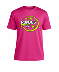 Pink/Lime - Kids Run365 A4 Performance Shirt