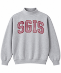 SGIS Gingham Varsity Mockneck