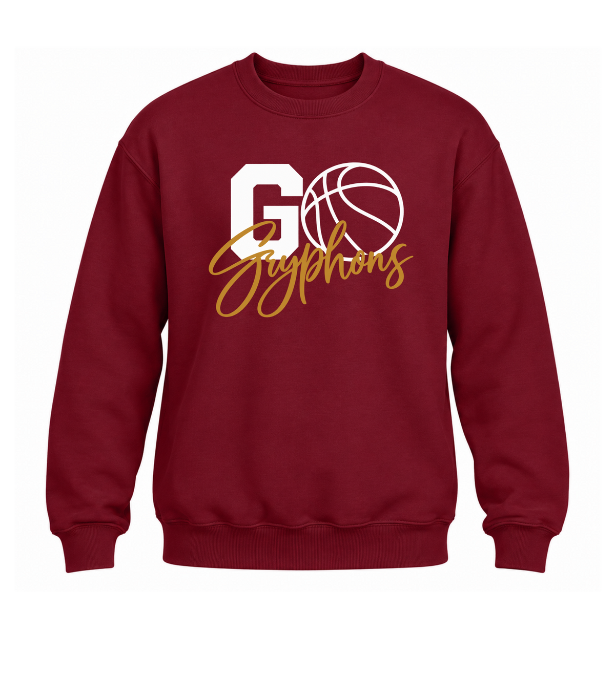 Go Gryphons Basketball Crewneck Sweatshirt
