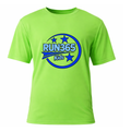 Lime/Blue - Kids Run365 A4 Performance Shirt