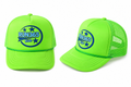 Adult Mega Cap - Lime/Blue Kids Run365