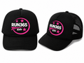 Adult & Youth - Mega Cap - Black/Pink Kids Run365