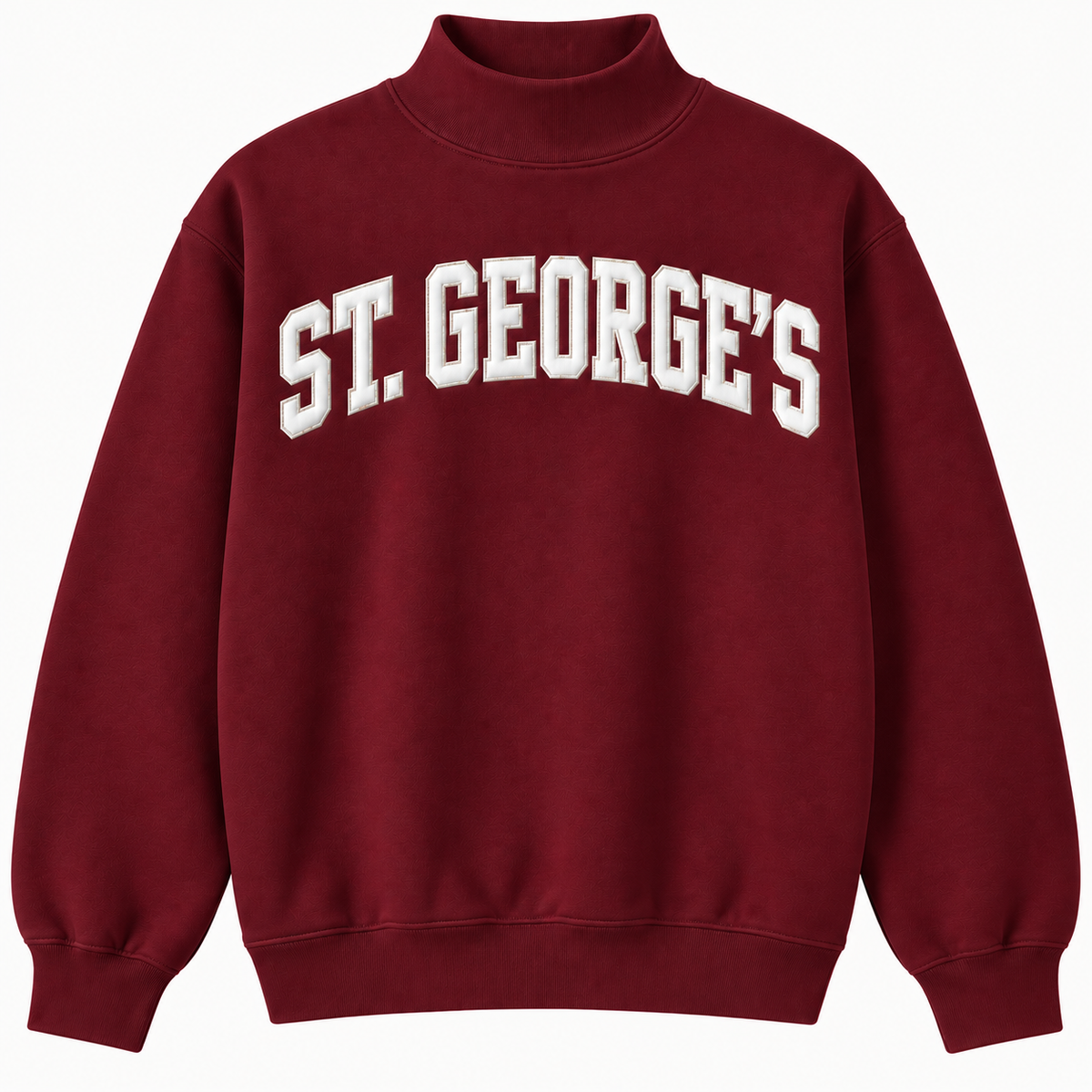 St. George’s Garnet Varsity Mockneck