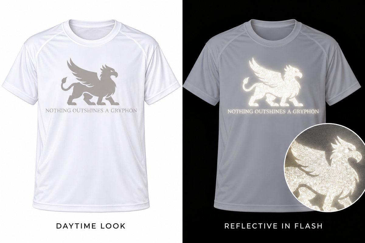 Gryphon Reflective Shirt - A4 Performance Tech Shirt-  (Youth and Adult Sizes)
