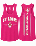 Girl's Youth Jersey - Badger Sport 2166 B-Core Racerback Tank - Hot Pink