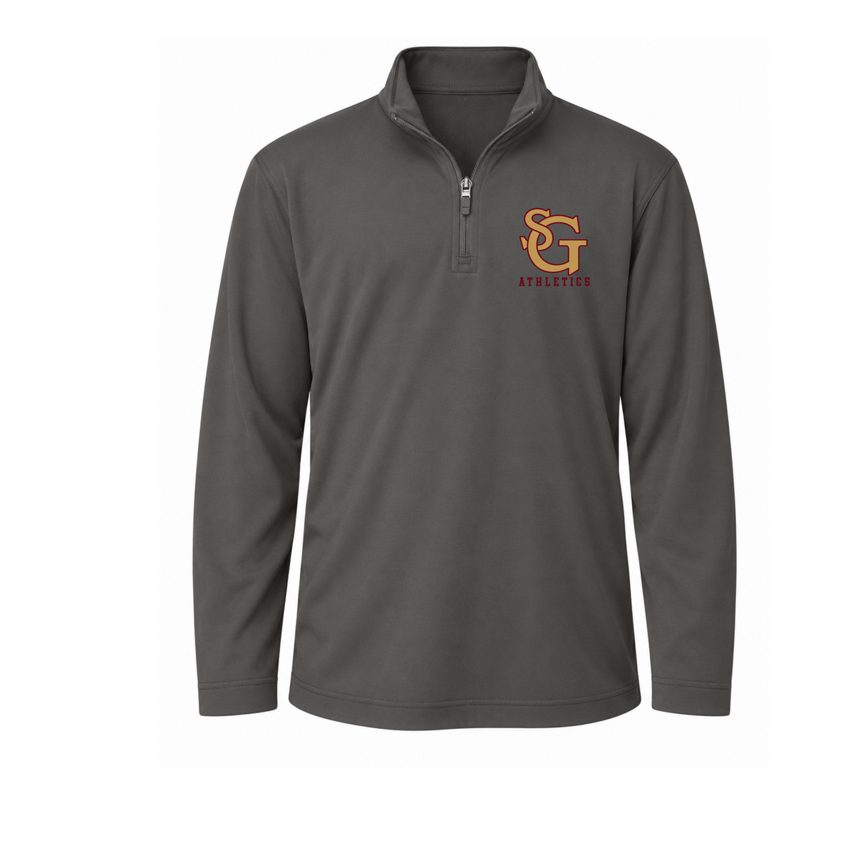 SG Athletics Quarter Zip Performance Long Sleeve Pullover