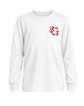 Candy Cane - SG/Santa Hat Youth Port & Co Long Sleeve Shirt